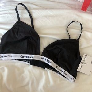 Calvin Klein Triangle Bralette (Brand New)
